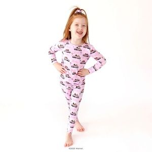 Posh Peanut Cruisin Barbie Long Sleeve Pajamas